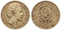 10 marek 1877/D, Monachium, złoto 3.94 g, Jaeger
