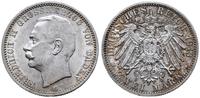 2 marki 1913 G, Karlsruhe, rzadki typ monety, AK
