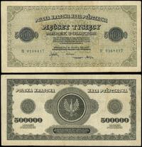 500.000 marek polskich 30.083.1923, seria B, num
