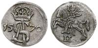 denar 1570, Wilno, patyna, bardzo ładny, Kop. 32