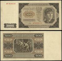500 złotych 1.07.1948, seria AF, numeracja 02461