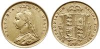 1/2 funta jubileuszowe 1892, Londyn, złoto 3.99 