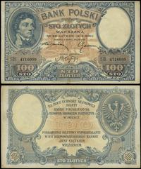 100 złotych 28.02.1919, seria B, numeracja 47160