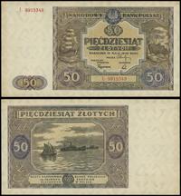 50 złotych 15.05.1946, seria Ł, numeracja 991534