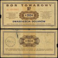 20 dolarów 1.10.1969, seria Eh, numeracja 009366