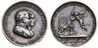 Włochy, medal Ferdynand I Burbon i Maria Karolina Habsburg