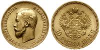 10 rubli 1903 АР, Petersburg, złoto 8.60 g, Fr. 