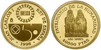 40.000 peset 1996, Unesco - Abu Simbel, stempel 