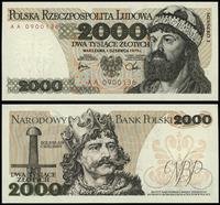 2.000 złotych 1.06.1979, seria AA, numeracja 090
