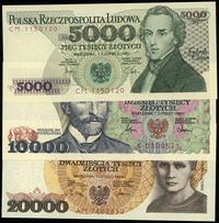 zestaw banknotów o nominałach:, 5.000 złotych 1.