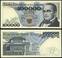 100.000 złotych 1.02.1990, seria AS, numeracja 0