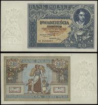 20 złotych 20.06.1931, seria AD, numeracja 34958