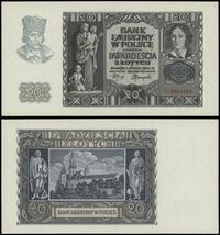 20 złotych 1.03.1940, seria L, numeracja 2601381