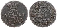 grosz 1783, Warszawa, wąska korona nad monograme