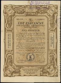 5% list zastawny na 100 złotych 2.01.1933, seria