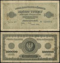 500.000 marek polskich 30.08.1923, seria AR, num