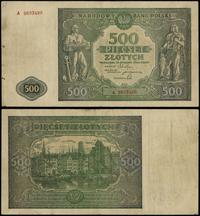 500 złotych 15.01.1946, seria A, numeracja 96934