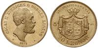 20 koron 1873, Sztokholm, złoto 8.97 g, Fr. 93, 