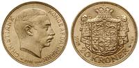 20 koron 1915, Kopenhaga, złoto 8.96 g, Fr. 299,