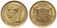10 koron 1908, Kopenhaga, złoto 4.47 g, Fr. 298,