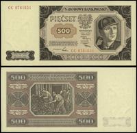 500 złotych 1.07.1948, seria CC, numeracja 07646
