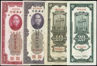 Chiny, zestaw: 10, 20, 50, 100 Custom Gold Units Yuan, 1930