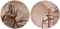 Polska, medal z Janem Pawełem II wybity na 200-lecie uchwalenia Konstytucji 3 Maja 1991