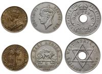 Brytyjska Afryka Zachodnia, zestaw: 1 pens 1936, 1 szyling 1920 i 1 szyling 1948 (Brytyjska Afryka Wschodnia)