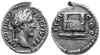 denar 145-147, Rzym, Aw: Głowa cesarza w prawo i