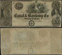 20 dolarów blanco (wczesne lata 40 XIX wieku), b