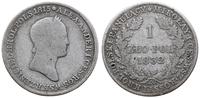 1 złoty 1832, Warszawa, odmiana z małą głową car