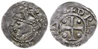 denar 1002-1024, Aw: Popiersie w lewo; Rw: Krzyż