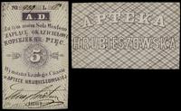5 kopiejek  1861, Apteka w Hrubieszowie z numere