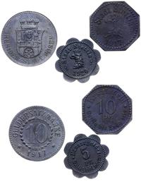 zestaw: 10 fenigów 1917 Poznań, 5 fenigów 1920 S