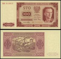 100 złotych 1.07.1948, seria KR, numeracja 04480
