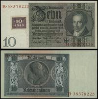 10 reichmark 1948, seria B, numeracja 38378225, 