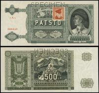 500 koron 12.7.1941 (1945), seria 4Ah, numeracja