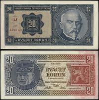 Czechosłowacja, 20 koron, 1.10.1926
