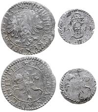 grosz i dwudenar 1610 i 1611, Wilno, łącznie 2 s