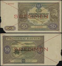 50 złotych 15.05.1946, A 1234567, A 8900000, SPE