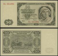 50 złotych 1.07.1948, seria EL , numeracja 53149
