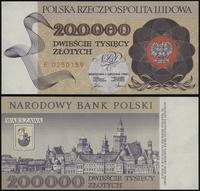200.000 złotych 1.12.1989, seria F, numeracja 02