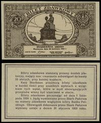 20 groszy 28.04.1924, wyśmienite, Lucow 702 (R2)
