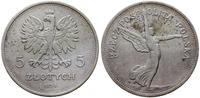Polska, 5 złotych, 1928 ze znakiem mennicy
