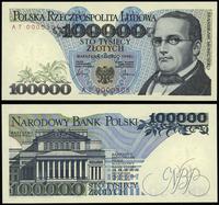 100.000 złotych  1.02.1990, seria AT 0000305, wy