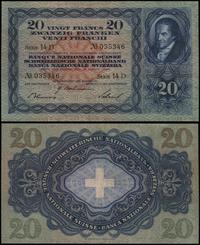 Szwajcaria, 20 franków, 15.08.1940