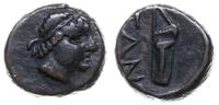 brąz 100-70 pne, Aw: Głowa Dionizosa w prawo, Rw
