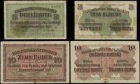 zestaw banknotów 17.04.1916, 3 i 10 rubli (R 413