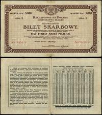 bilet wartości 5.000 marek polskich 1.04.1921, s