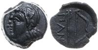 brąz ok. 340-325 pne, Aw: Głowa Satyra w lewo; R